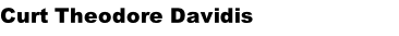 Curt Theodore Davidis