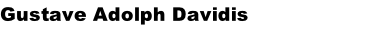 Gustave Adolph Davidis