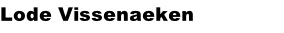 Lode Vissenaeken