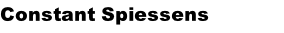 Constant Spiessens