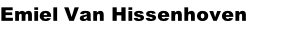 Emiel Van Hissenhoven