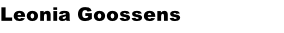 Leonia Goossens
