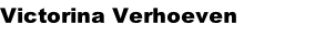 Victorina Verhoeven