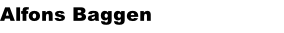 Alfons Baggen