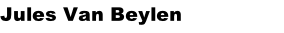Jules Van Beylen