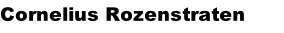 Cornelius Rozenstraten