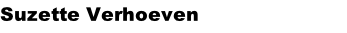 Suzette Verhoeven
