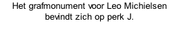 Het grafmonument voor Leo Michielsen bevindt zich op perk J.
