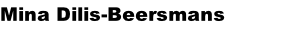 Mina Dilis-Beersmans