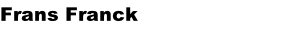 Frans Franck
