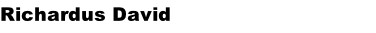 Richardus David