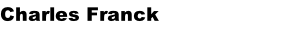 Charles Franck