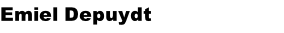 Emiel Depuydt