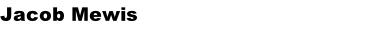 Jacob Mewis