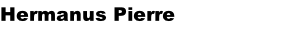 Hermanus Pierre